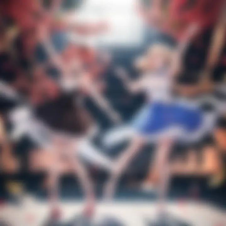 A dance competition scene highlighting fierce rivalry