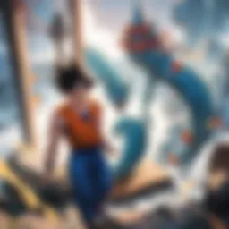 A key scene showcasing Goku's transformation