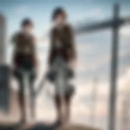 Voice actors performing in a studio