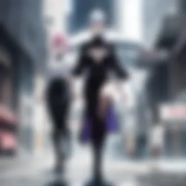 A striking visual of the diverse characters that inhabit the world of Death Parade