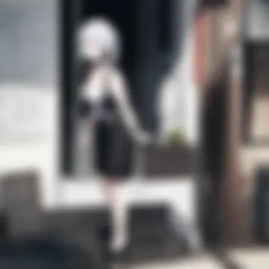 An intense moment showcasing the emotional turmoil of a character in Death Parade
