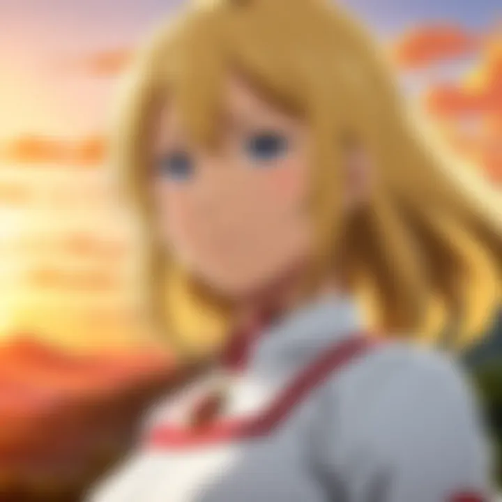 Karin in a moment of reflection, highlighting her character development.