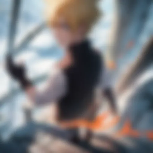Scene depicting Naruto's emotional journey