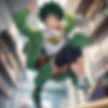 The iconic moment of Izuku Midoriya dreaming of being a hero