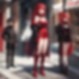 Tanjiro and Nezuko in the Red Light District