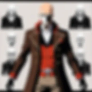 Character Evolution Through the Dead Man Motif Artistic depiction of character development influenced by the dead man motif