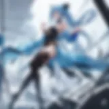 A visually stunning scene of magic and fantasy from the manga
