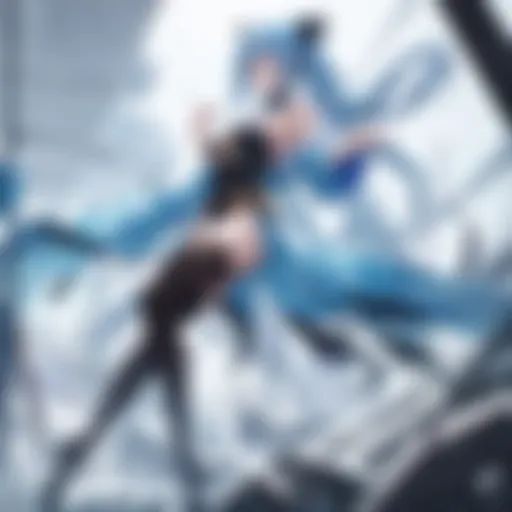 A visually stunning scene of magic and fantasy from the manga