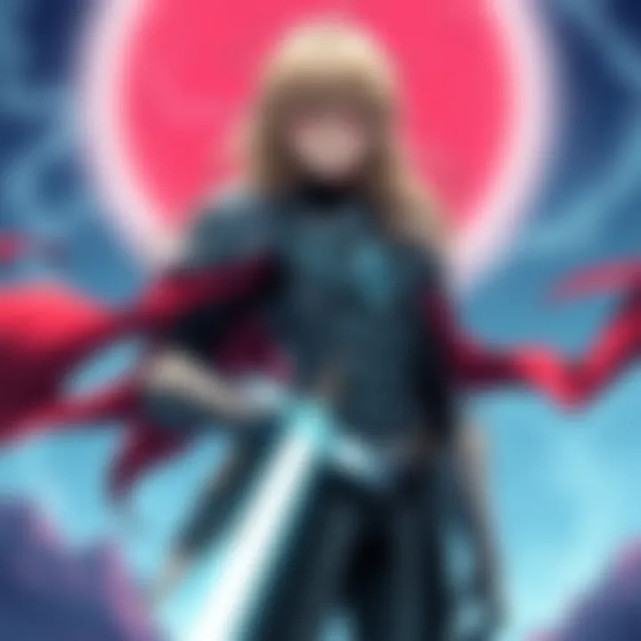 A stylized depiction of Griffith in his ethereal form