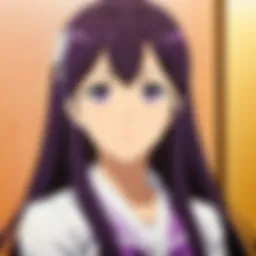 A captivating scene from a yuri anime showcasing deep emotional connection between characters