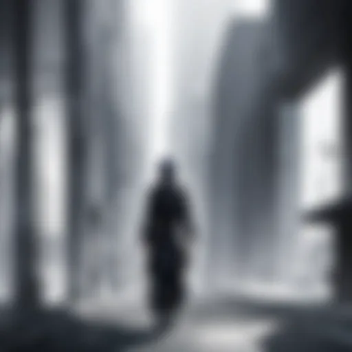 A conceptual artwork showcasing the dystopian world of Biomega.
