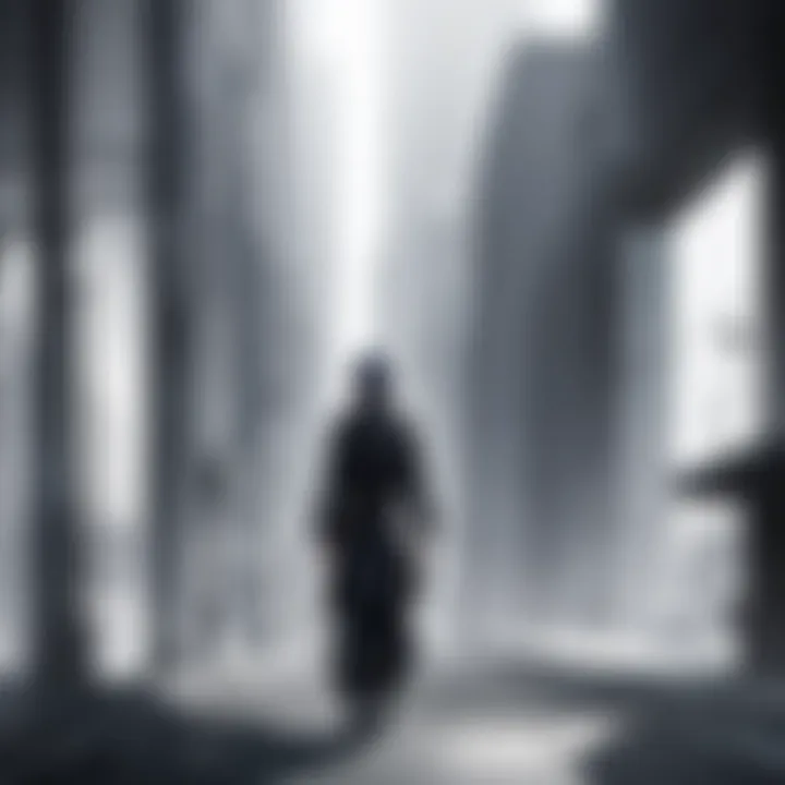 A conceptual artwork showcasing the dystopian world of Biomega.