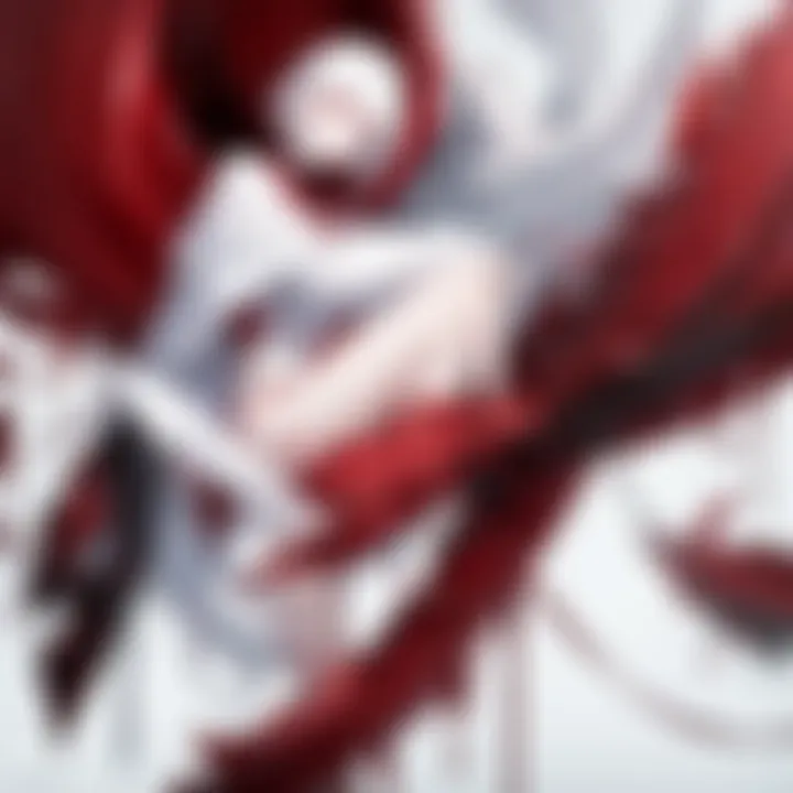 Artistic representation of the webtoon's unique visual style with vibrant tones
