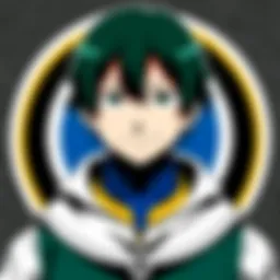 The emblem of the U.A. High School, symbolizing the aspirations of aspiring heroes.