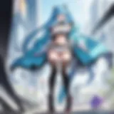 Dynamic battle scene showcasing characters' personalities