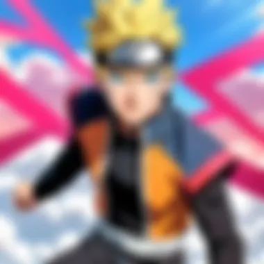 A thematic representation of legacy and growth within the Boruto series