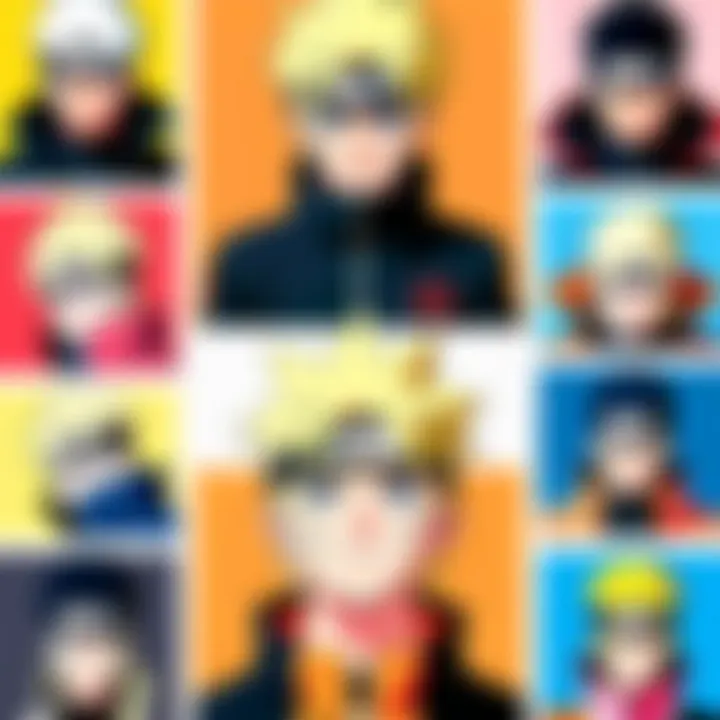 An illustration highlighting the evolution of storytelling from Naruto to Boruto
