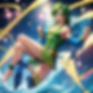 Broly's Role in Dragon Ball Broly surrounded by iconic Dragon Ball characters, illustrating his narrative impact