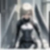 A fierce Claymore warrior in battle stance