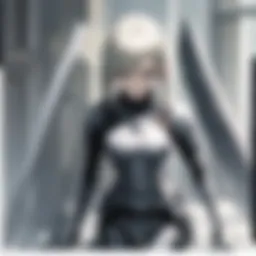 A fierce Claymore warrior in battle stance