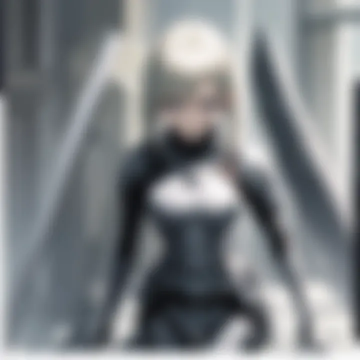 A fierce Claymore warrior in battle stance