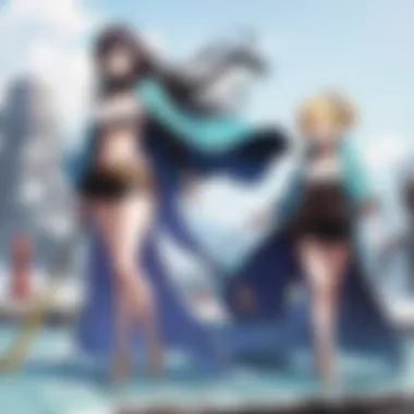 Epic Battles of Season 6 A captivating scene depicting the epic battles during the major arcs.
