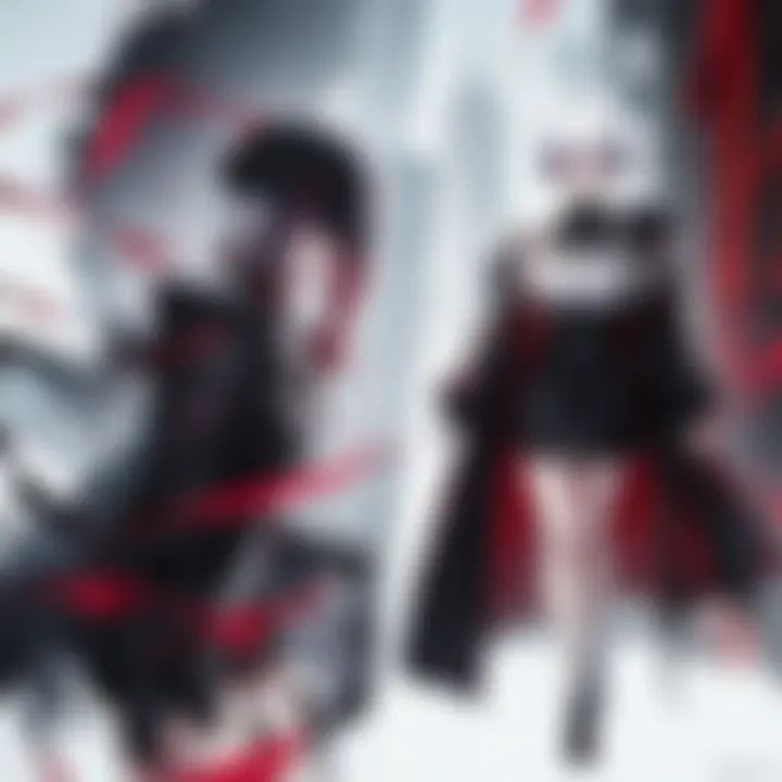 Character evolution chart highlighting major transformations in Tokyo Ghoul.