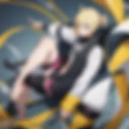 Boruto with his friends in a training session