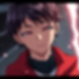 Dramatic scene from a popular anime series showcasing intense character emotions