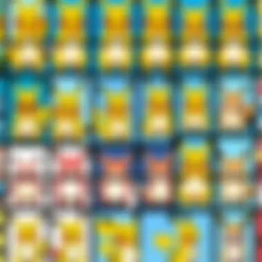 A captivating collage of iconic Pokémon representing different generations and their cultural significance.