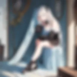 A captivating scene depicting the emotional depth of the characters in 'Darling in the.'