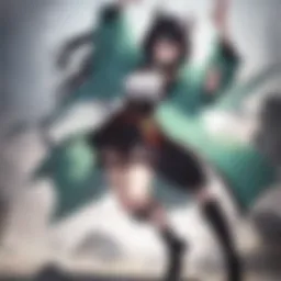 Engaging scene showcasing the protagonist in action