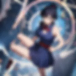 Key characters from Detective Conan in a dynamic scene