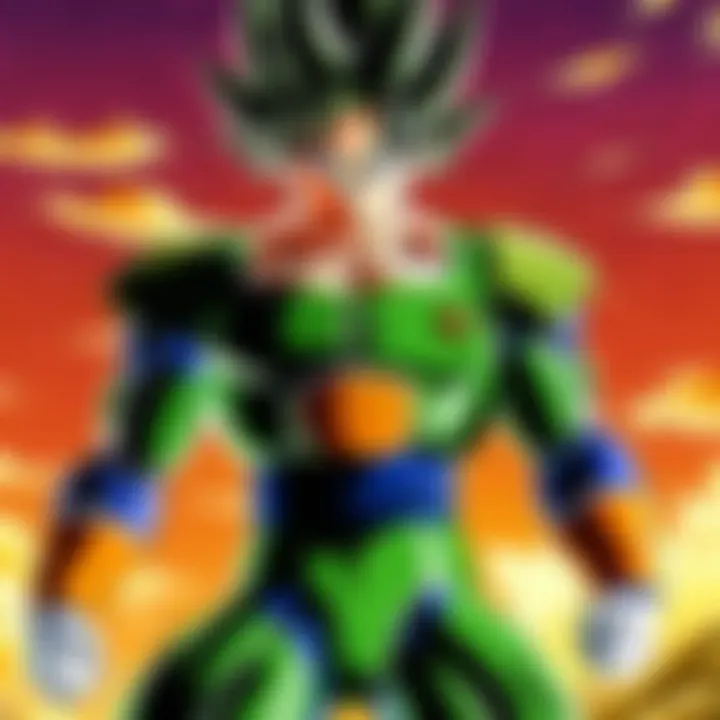 The moment Cell transforms into his perfect form