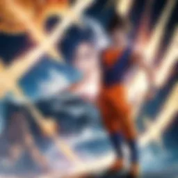 Scene from Fusion Reborn showcasing Goku and Vegeta's transformation