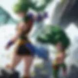 Epic battle scene from Dragon Ball Z: Super Broly