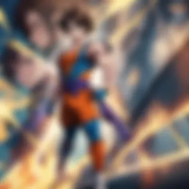 Goku and Vegeta's Tactical Alliance Goku and Vegeta strategizing against Broly