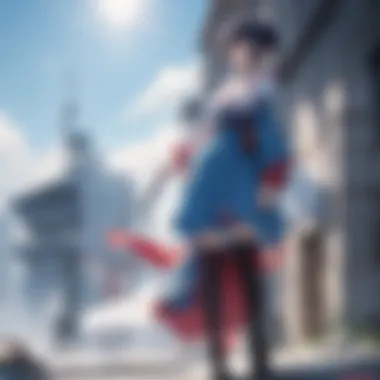 A scene showcasing stunning animation from a renowned anime film