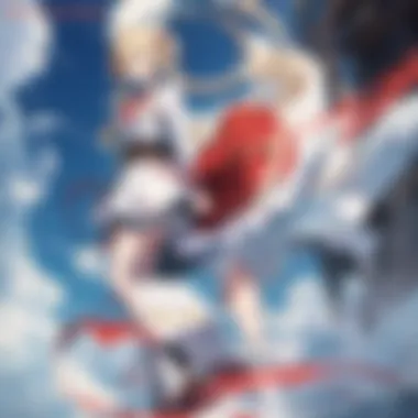 A visually striking representation of various anime genres displayed in a colorful montage.