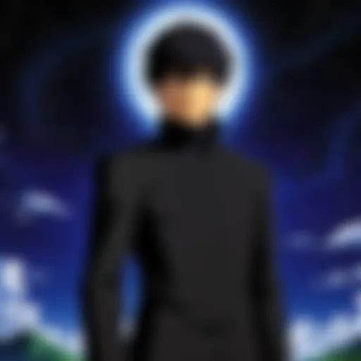 Artistic representation of the mysterious world in Darker Than Black