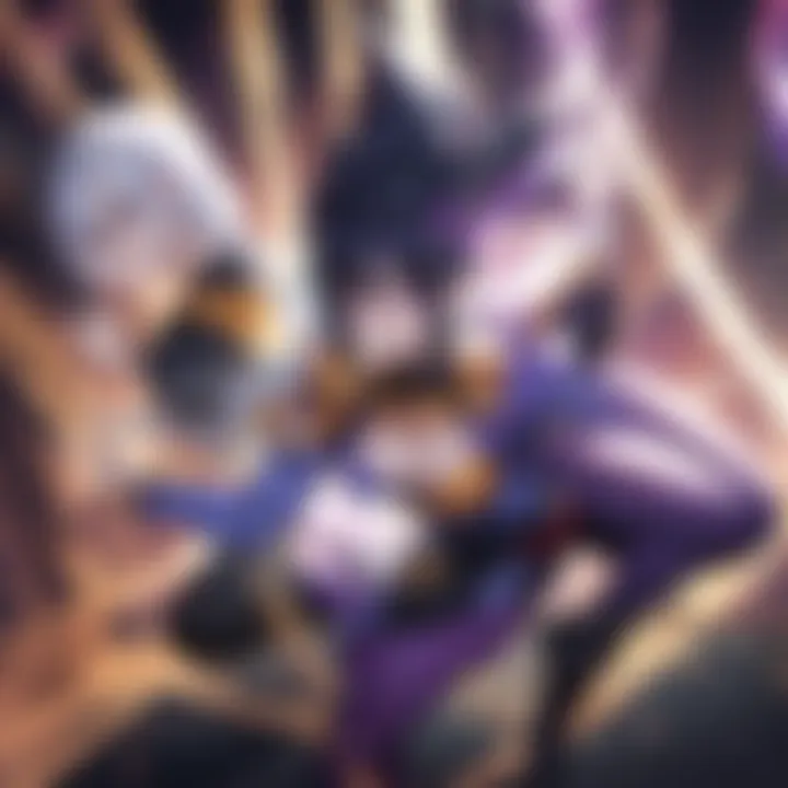 The dark realm where the battle takes place in DBZ Fusion Reborn.