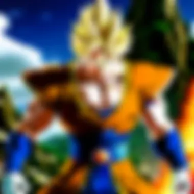A representation of the themes of sacrifice and resilience in DBZ Fusion Reborn.