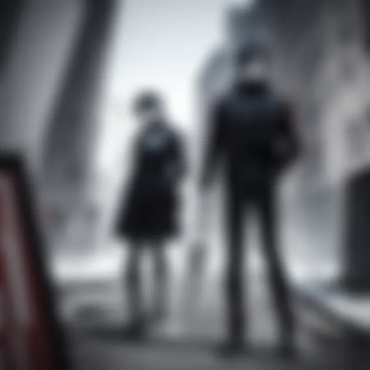 An intriguing scene illustrating the horror elements present in Devil's Line.