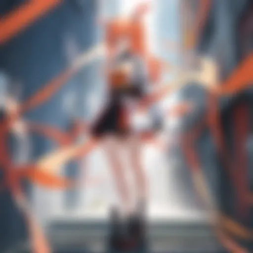 A vibrant montage of popular dubbed anime titles on Crunchyroll