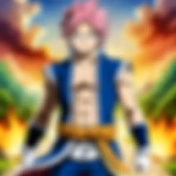 Fan art inspired by Fairy Tail, showcasing its cultural significance