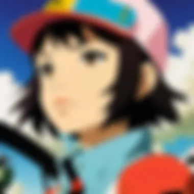 Iconic Characters and Moments in FLCL A collage of FLCL's most iconic characters and moments