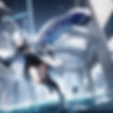 Frost Nova in Action An illustration of Frost Nova executing her abilities in combat