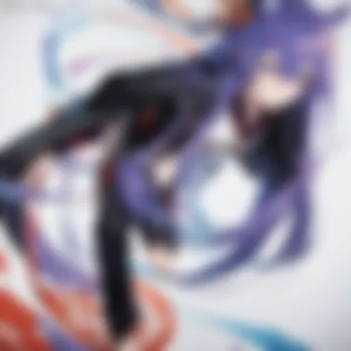 A visual representation of hakugin in anime