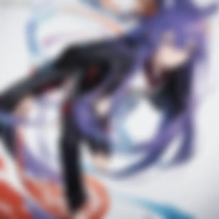 A visual representation of hakugin in anime