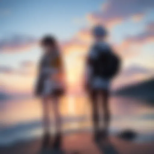 A breathtaking sunset view from a travel destination